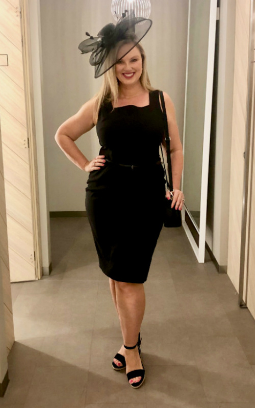 Black dress for the races sale