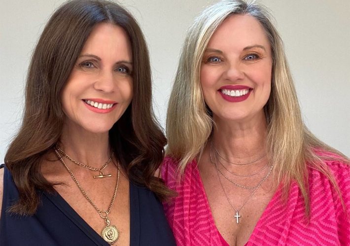 Simone Cox and Tina Brown show us multi layers necklaces